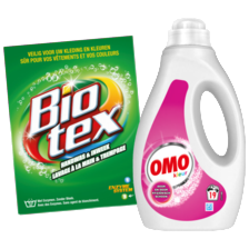 Omo of Biotex wasmiddel
